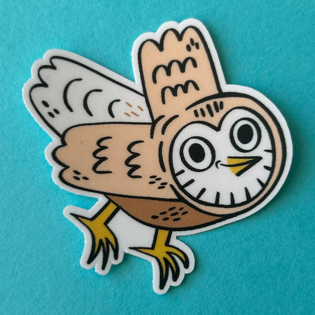 Owl Vinyl Sticker