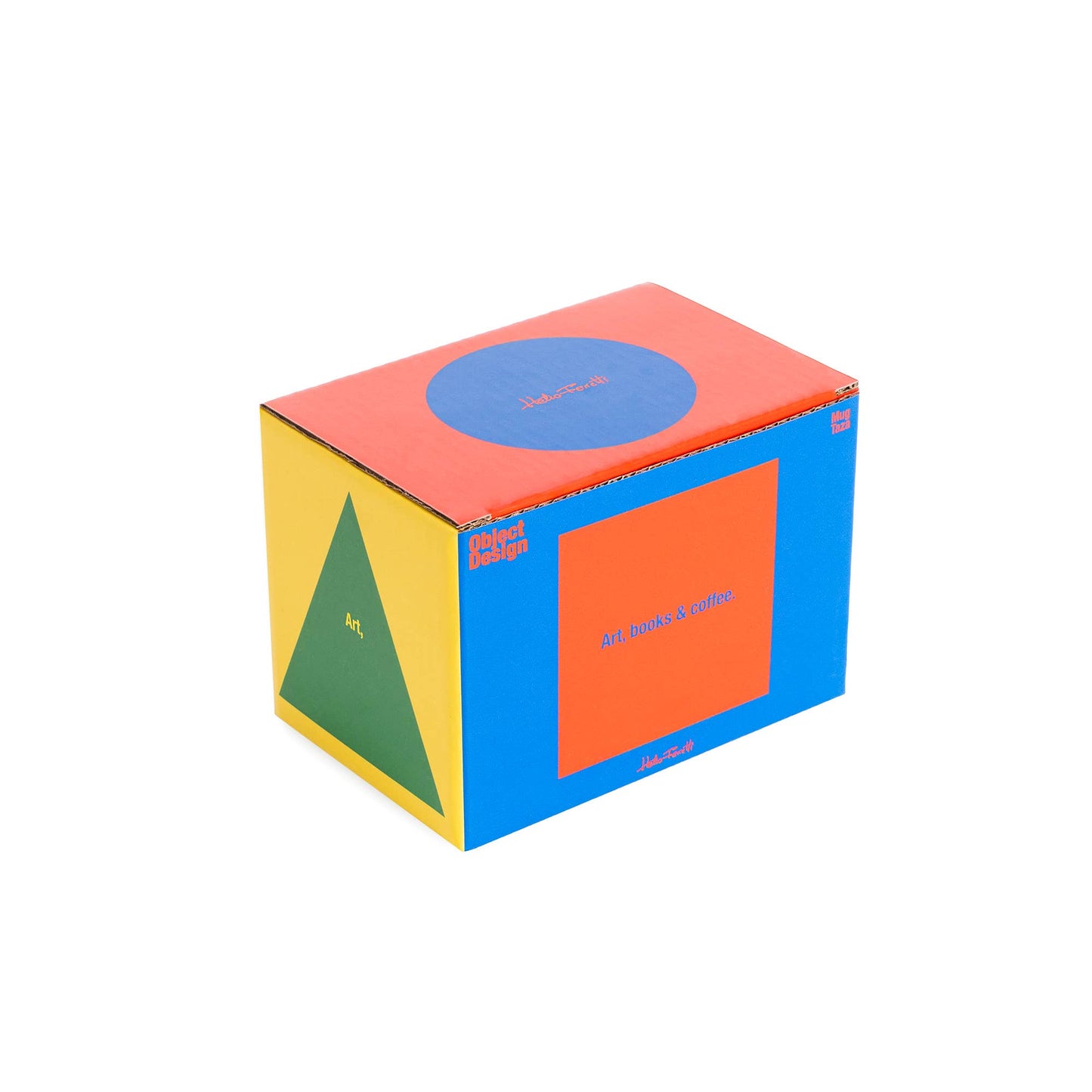 Blue Books & Coffee Art Design Mug