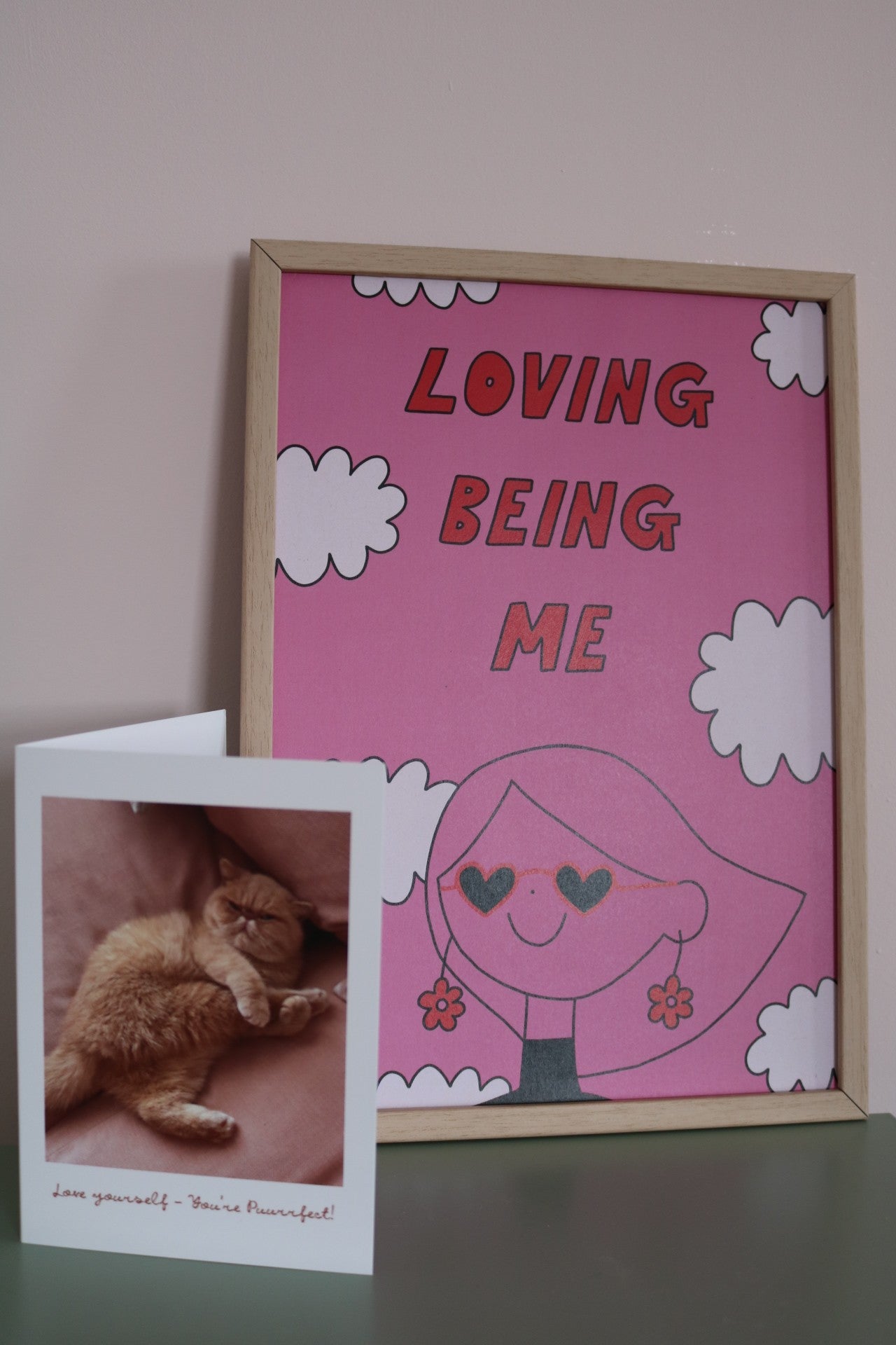 Love Yourself- You're Purrfect Cat Greeting Card