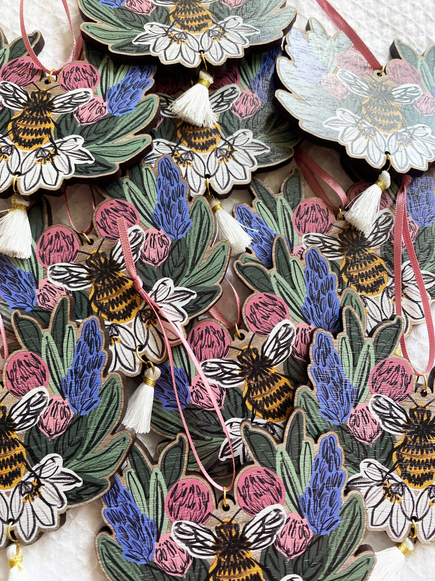 Lavender Bee Decoration / Hanging Decoration Ornament