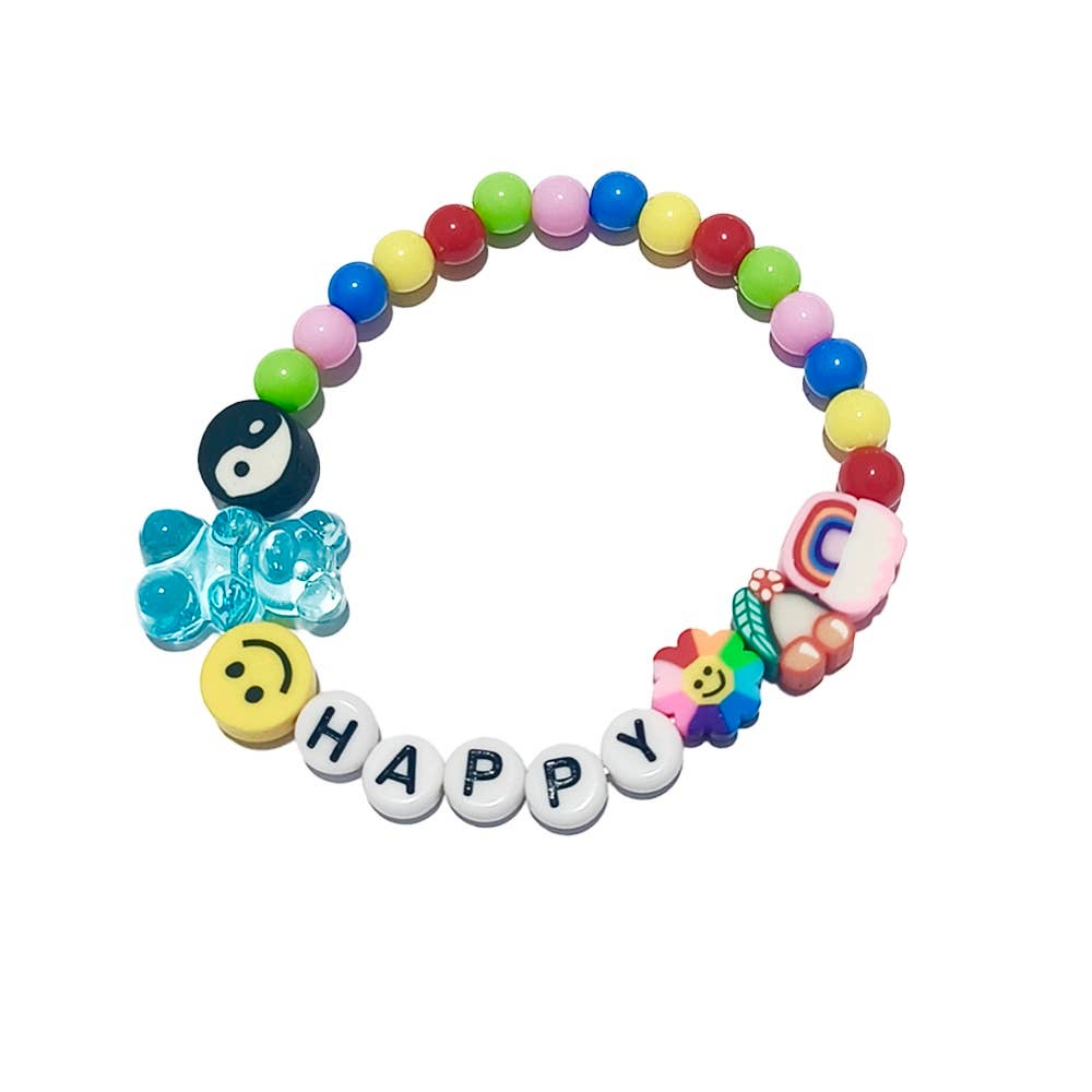 HAPPY XMAS, HAPPY BRACELET, PINK ENVELOPE Christmas Card