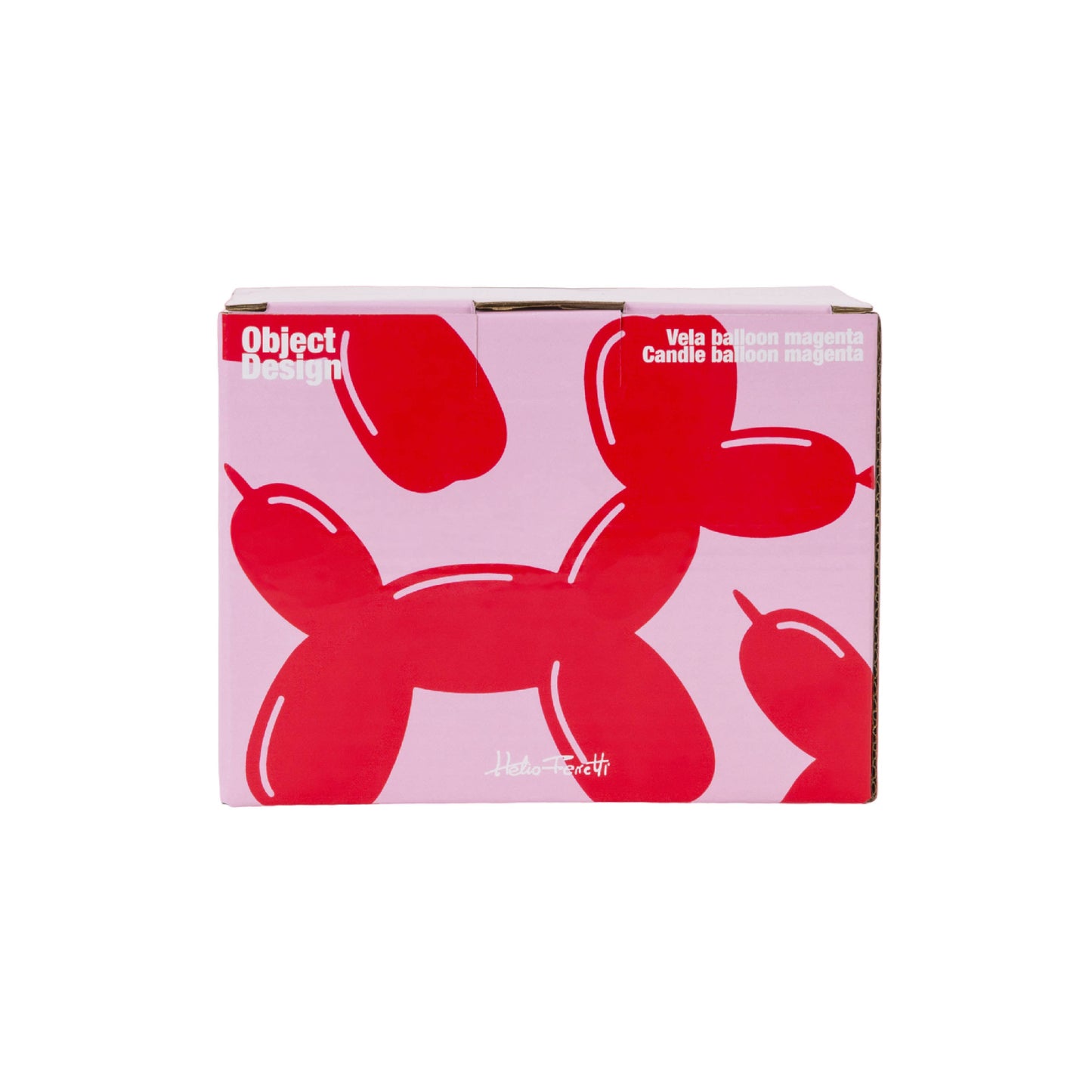 Balloon Dog Candle - Fuchsia Pink