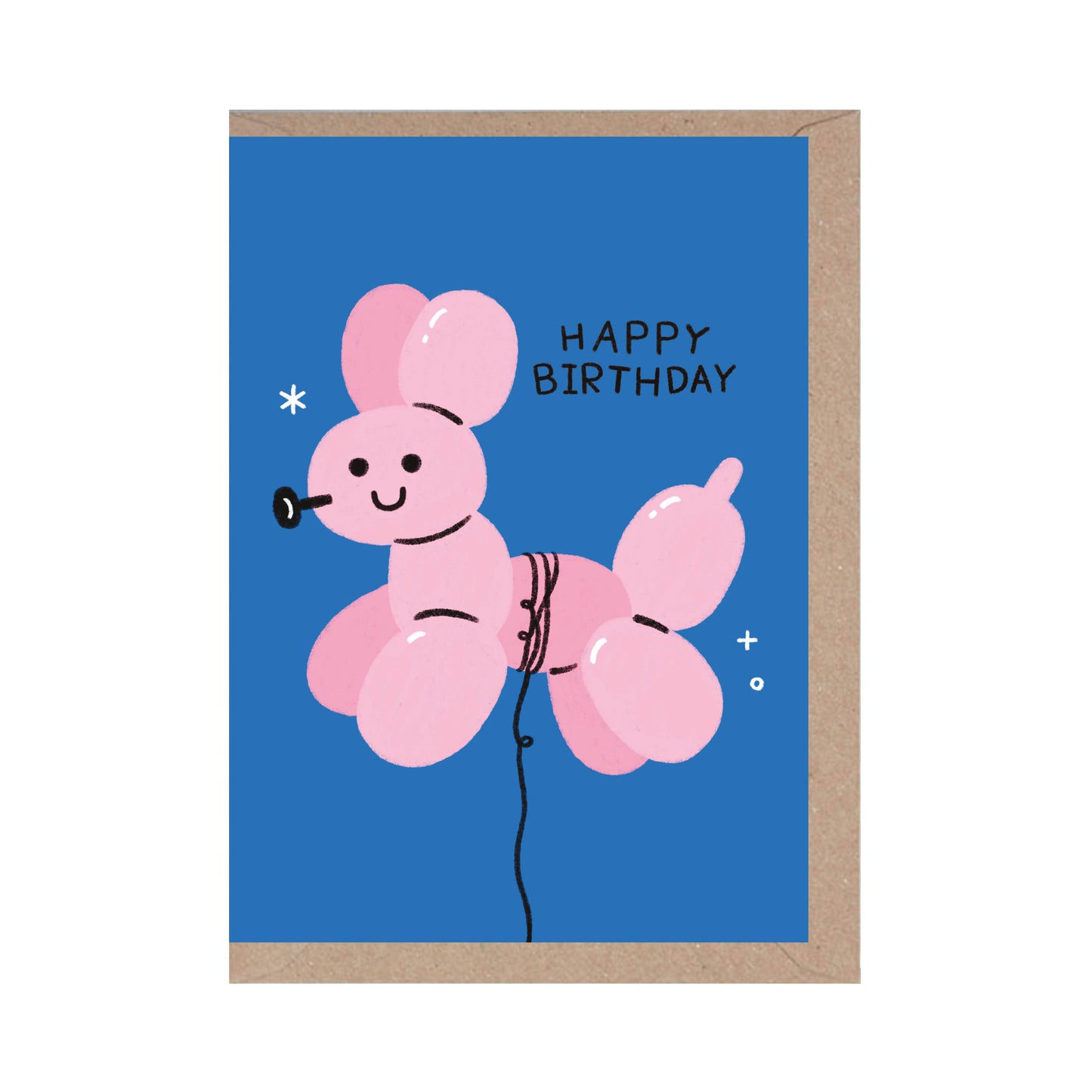 Birthday Balloon Dog Greeting Card