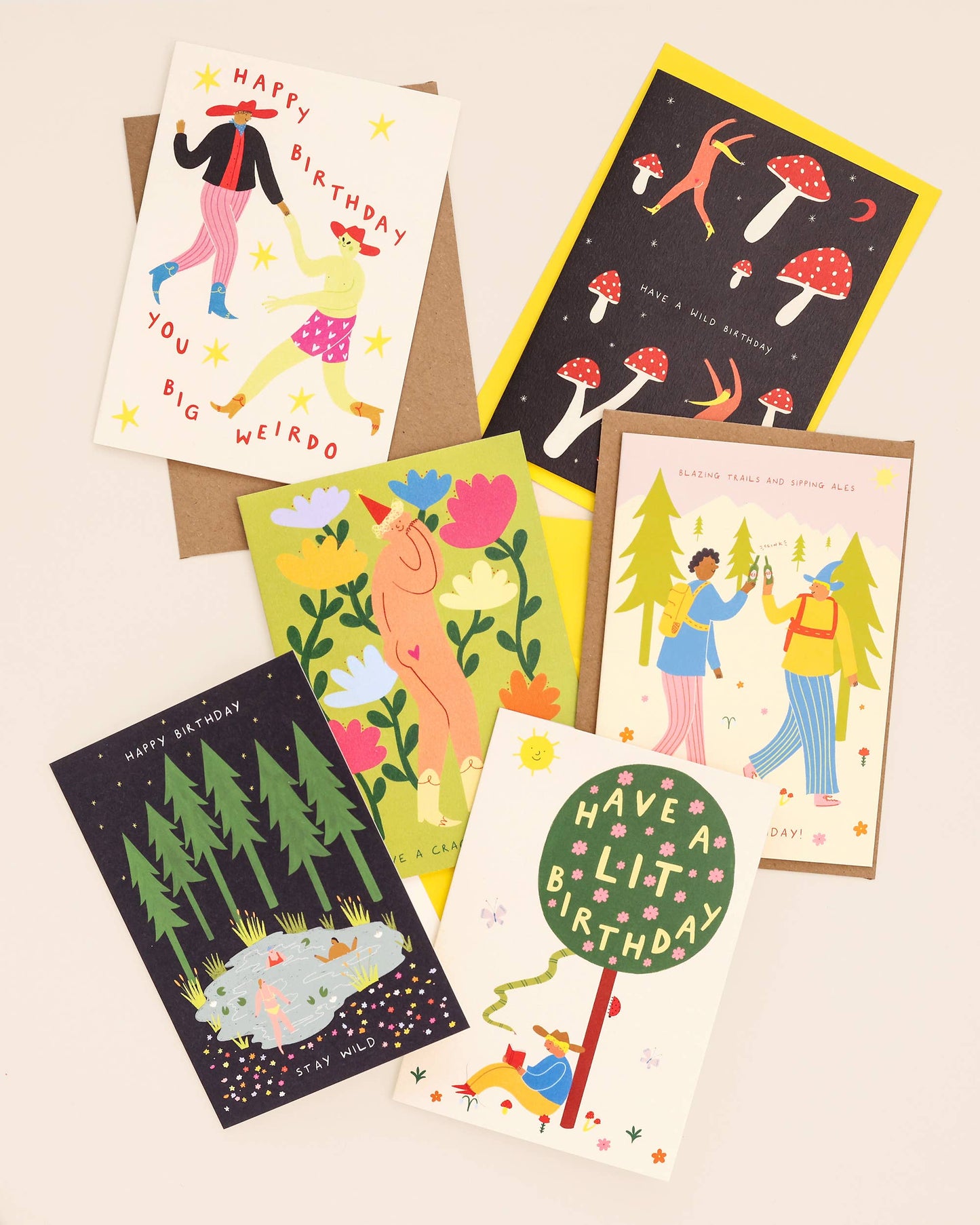 Have A Lit Birthday Greeting Card