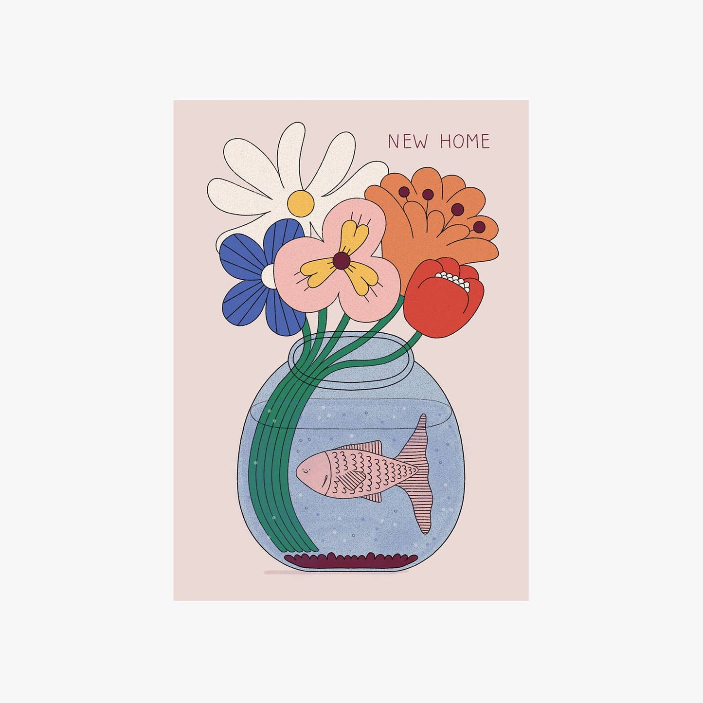 'New Home' Greetings Card