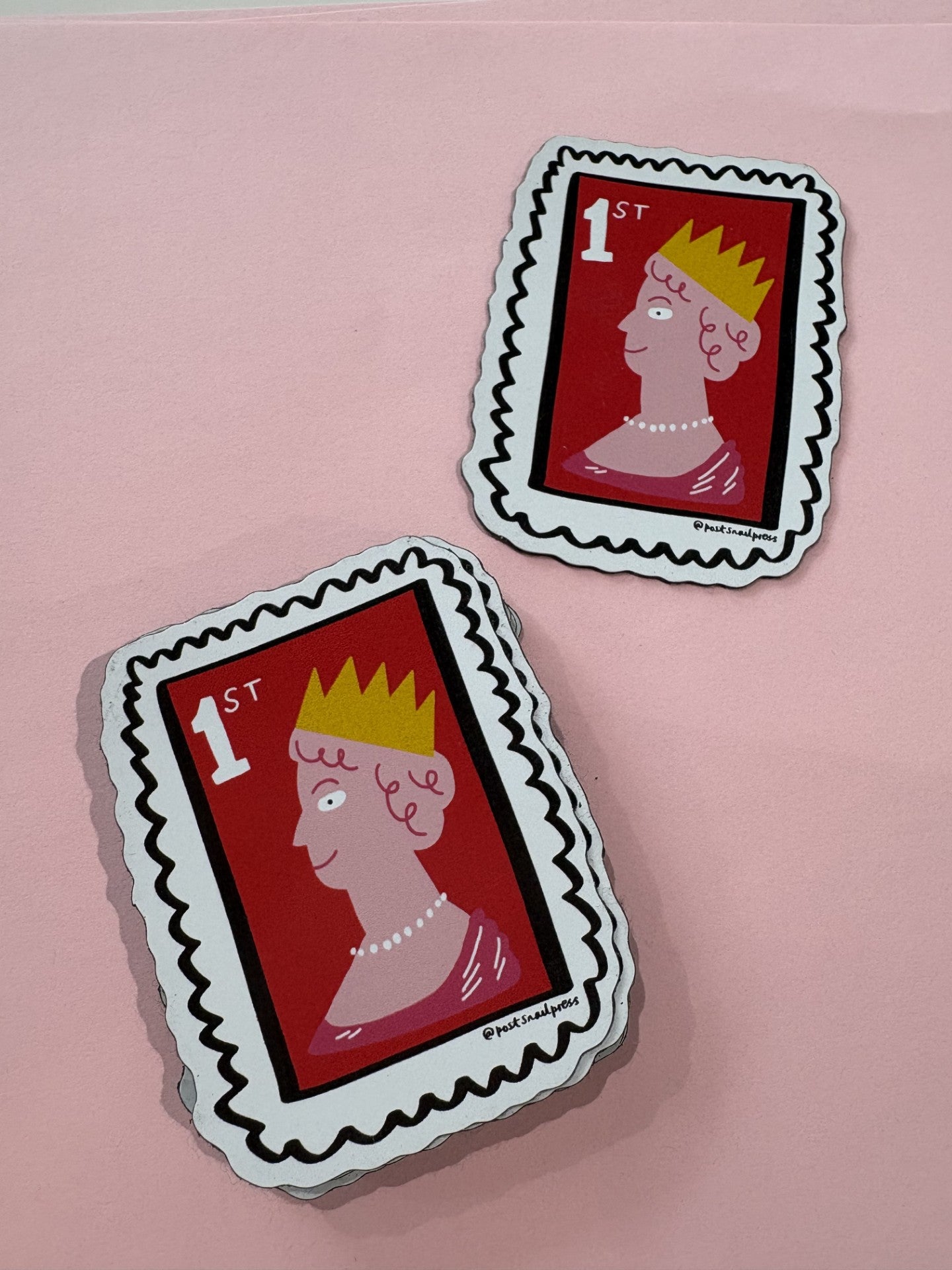 Queen Stamp Magnet