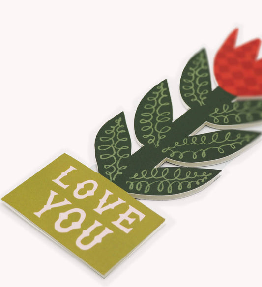 Checkerboard Lily, Love You Card