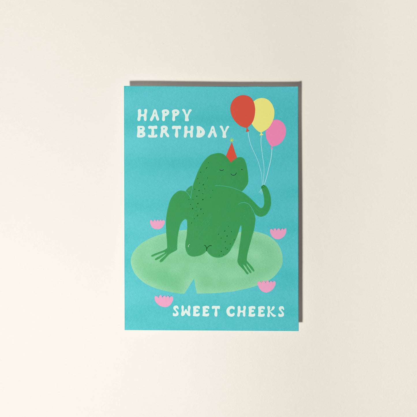 Happy Birthday Sweet Cheeks Greeting Card