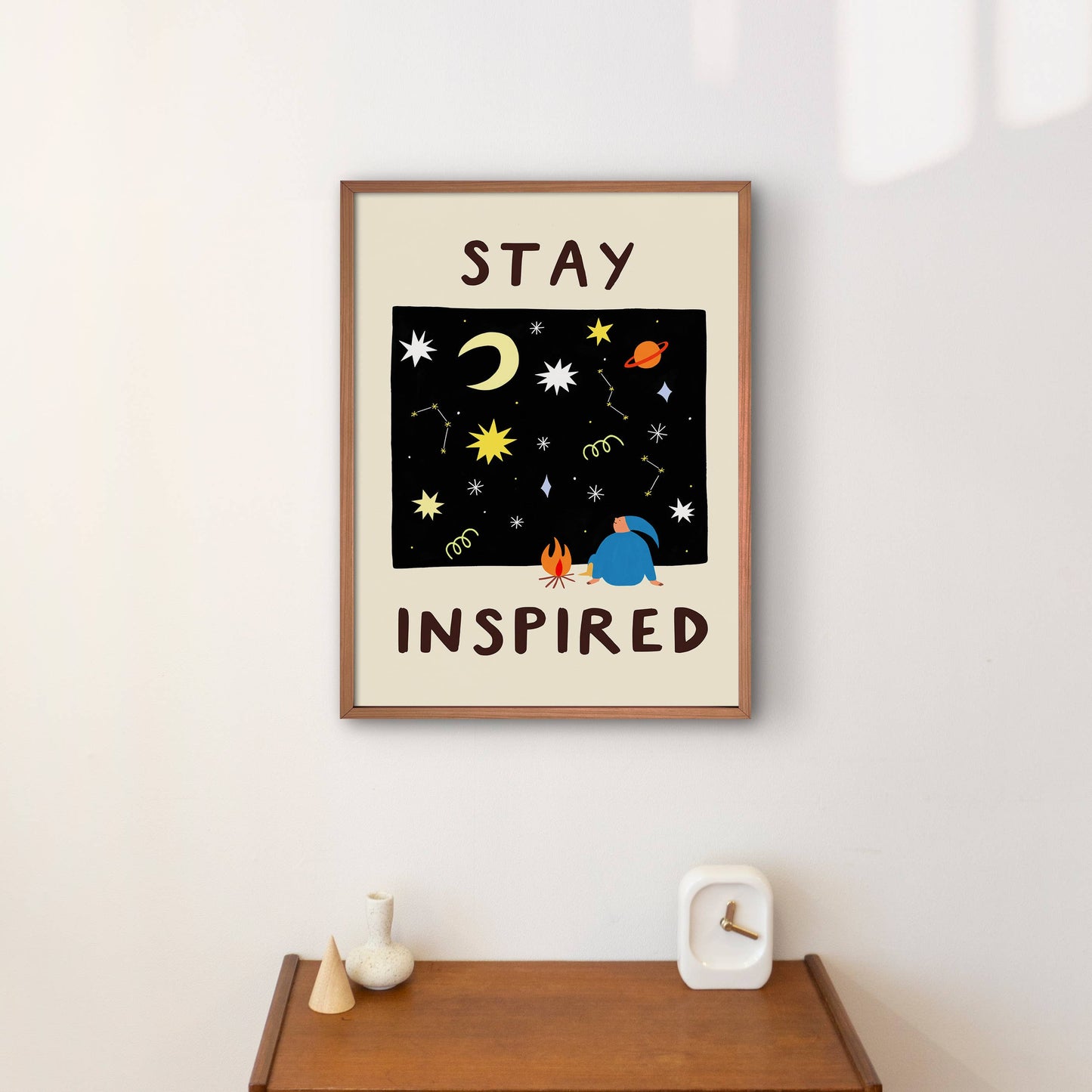 Stay Inspired Art Print
