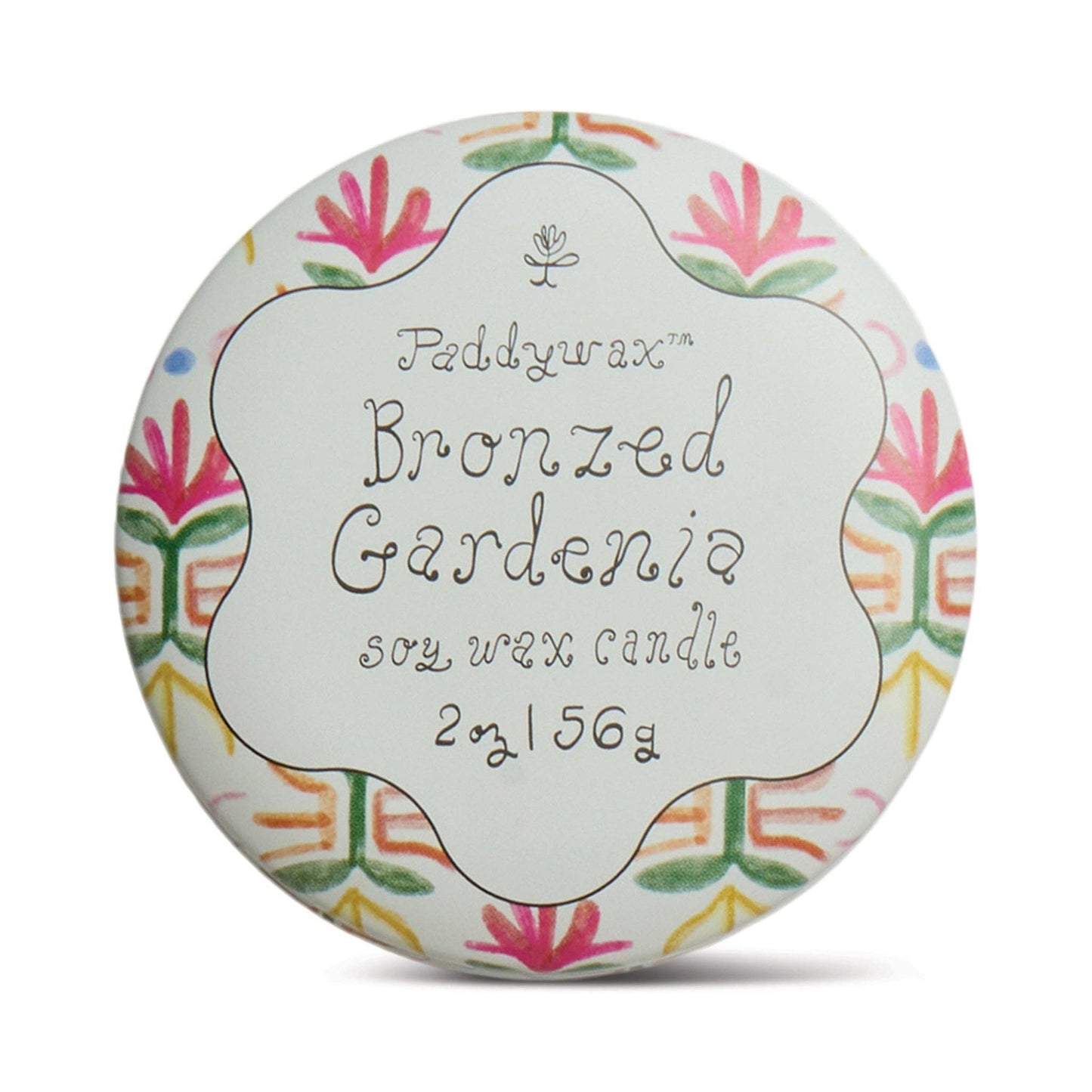 Tulip Tin Candle - Bronzed Gardenia