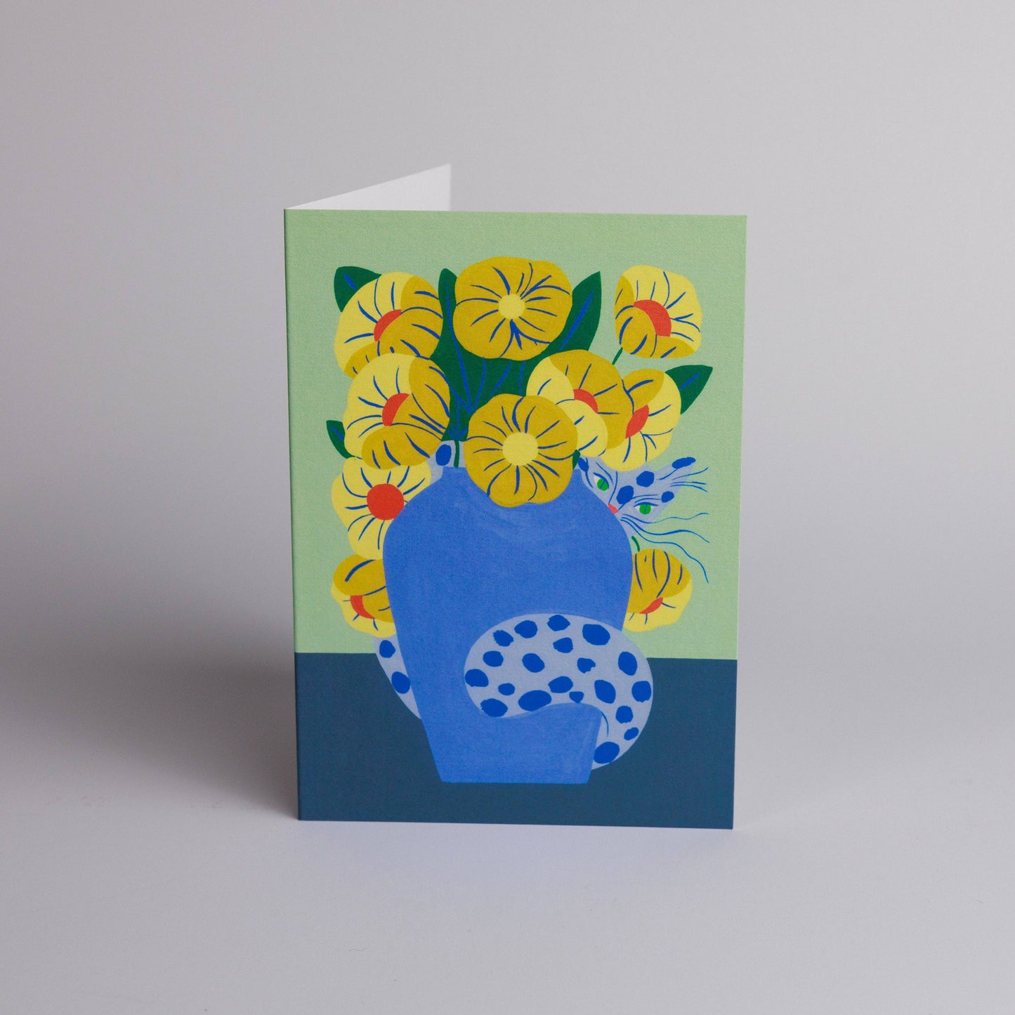 Hidden Cat Greetings Card