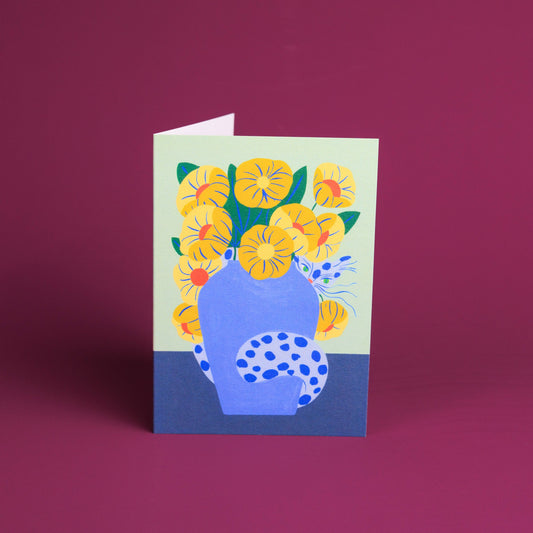 Hidden Cat Greetings Card
