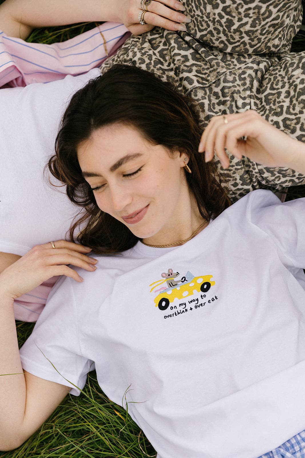 Cool Mouse Embroidered Organic T-Shirt