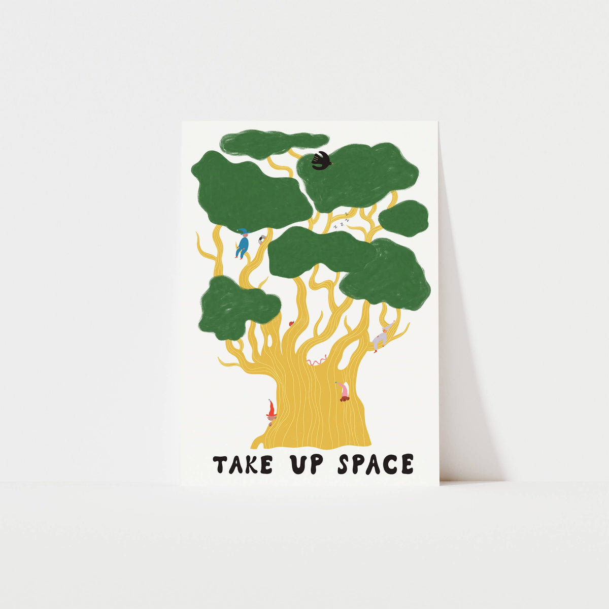 Oak Tree Take Up Space Art Print