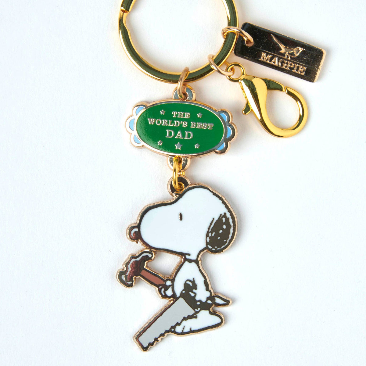 Peanuts World's Best Dad Keyring