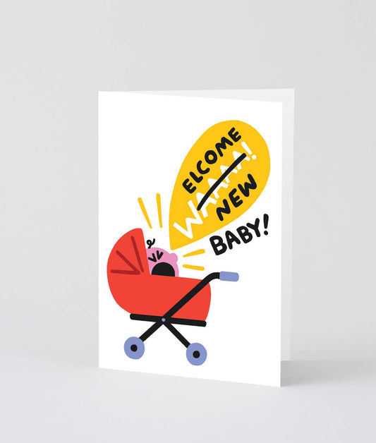 Welcome New Baby Greeting Card