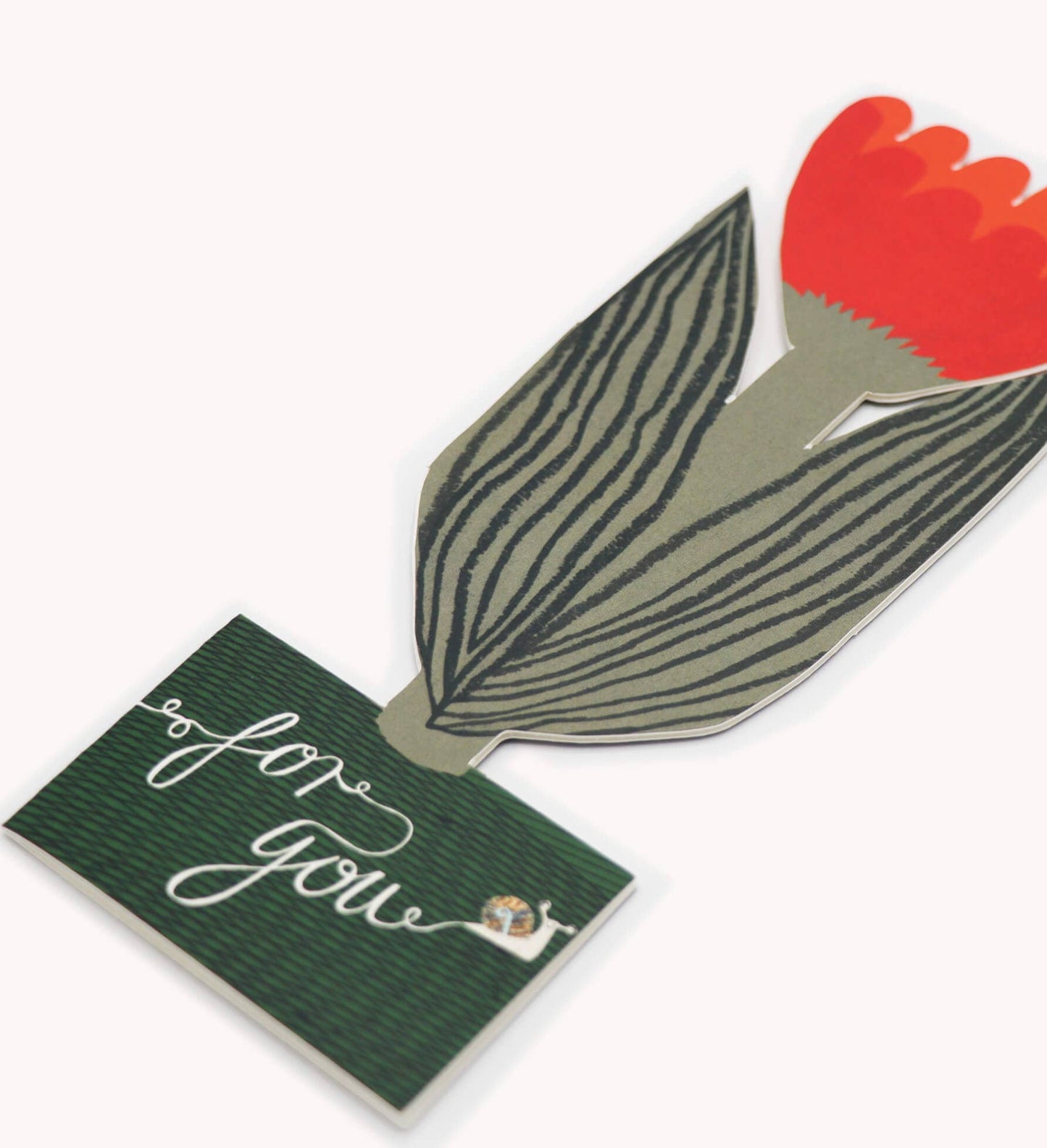 Red Tulip, For You Card Greeting Card