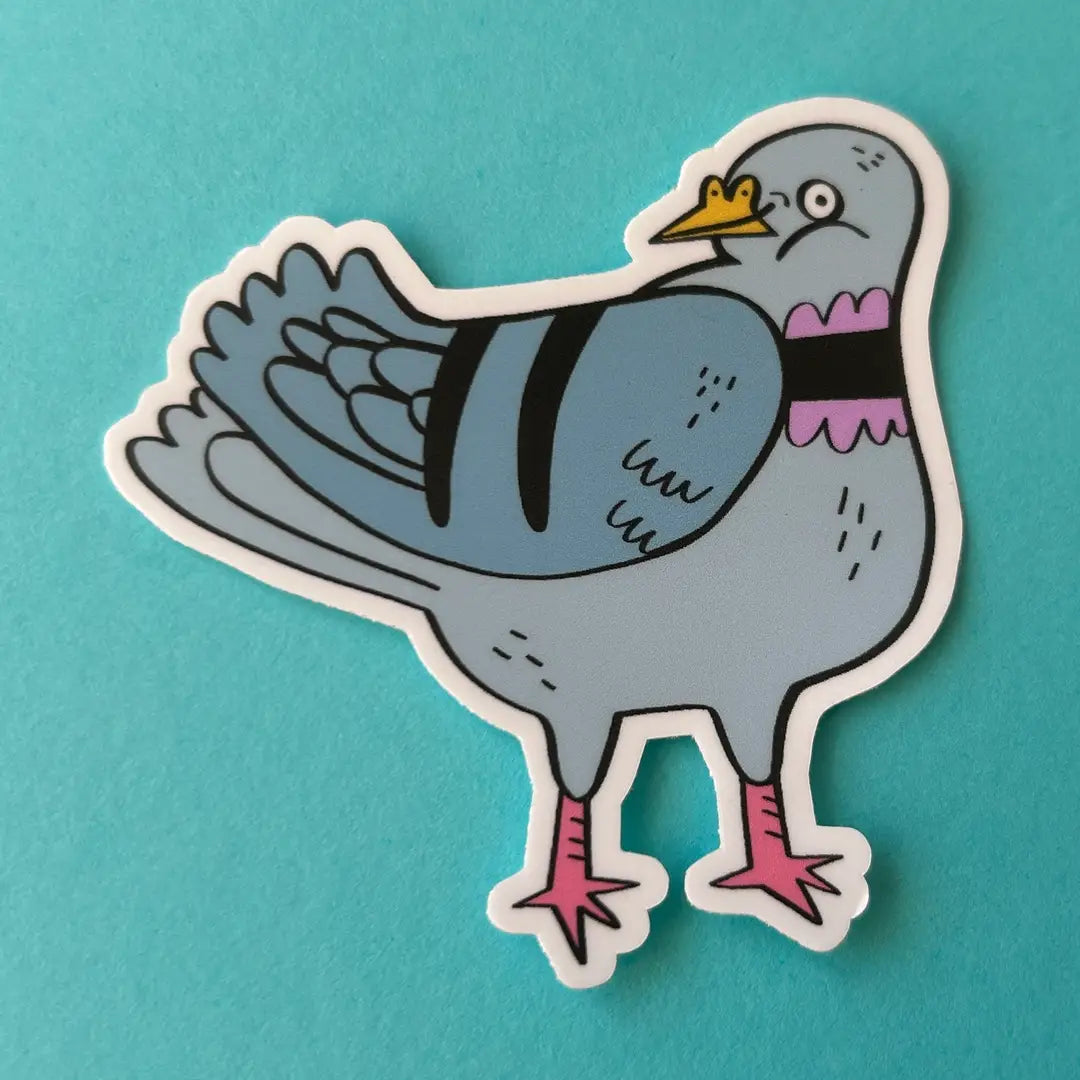 Pigeon Matte Vinyl Sticker