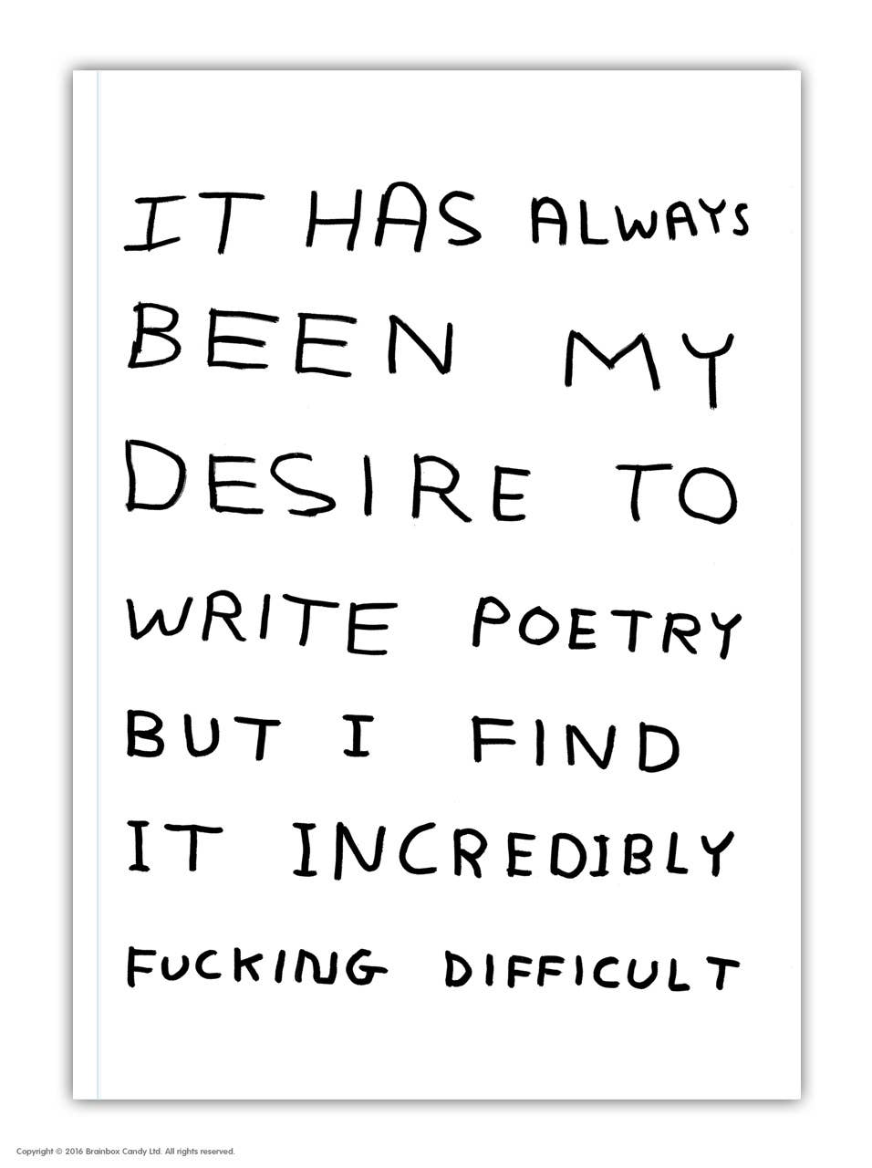 Write Poetry A6 Notebook