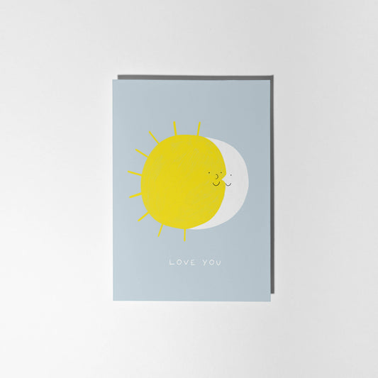 Sun And Moon Love Card | Anniversary | Valentine's Day