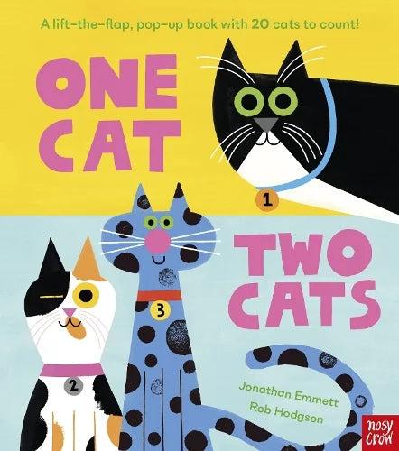 One Cat, Two Cats: A lift-the-flap, pop-up book with 20 cats to count! (Hardback)