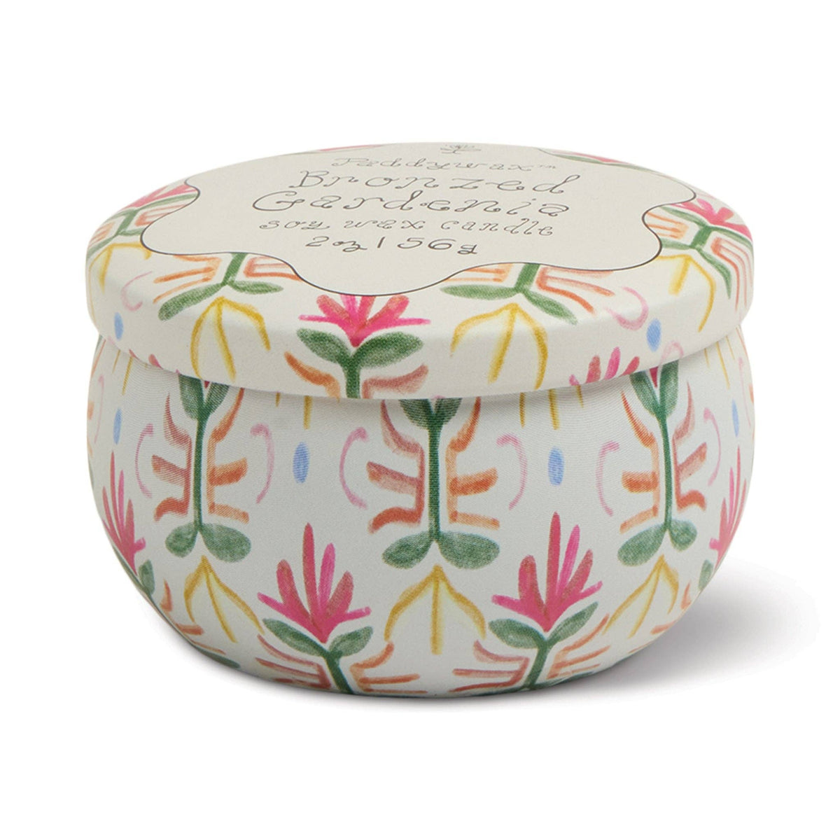 Tulip Tin Candle - Bronzed Gardenia