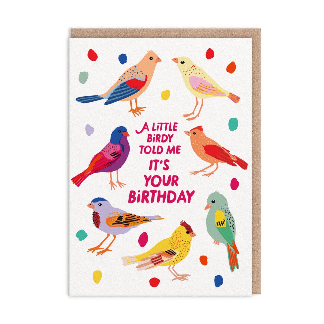 Birdies Happy Birthday Card (11157)