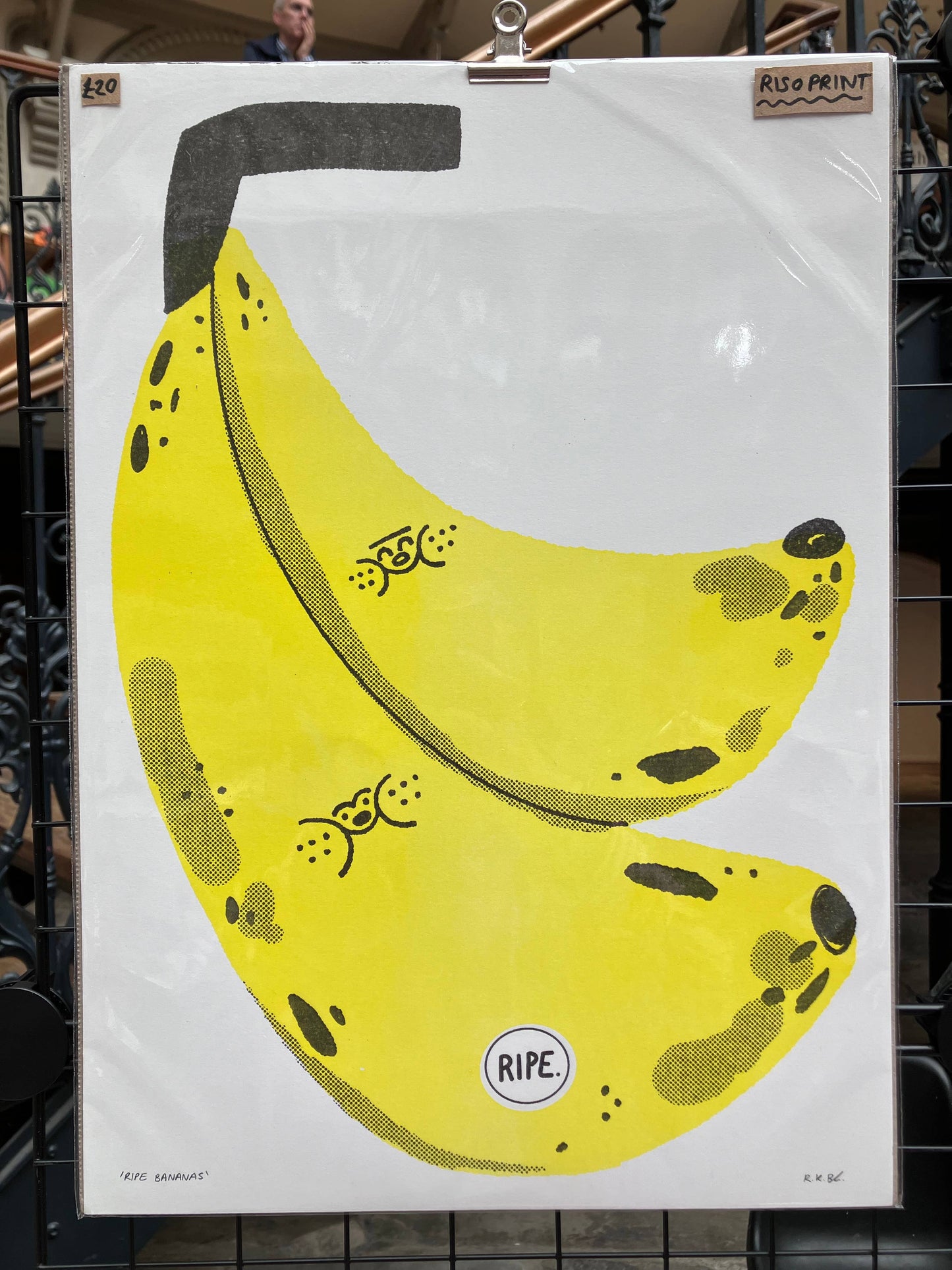 Ripe Bananas - A3 Riso Print