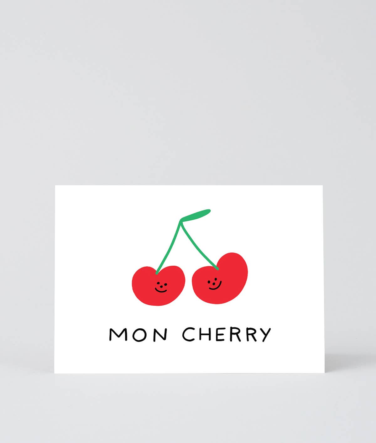 Mon Cherry Greetings Card