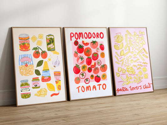 Italian ingredients Art Print
