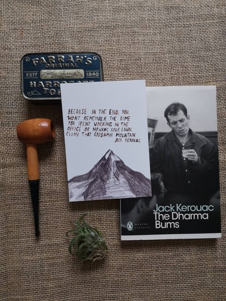 Jack Kerourac Postcard by Dick Vincent DV12