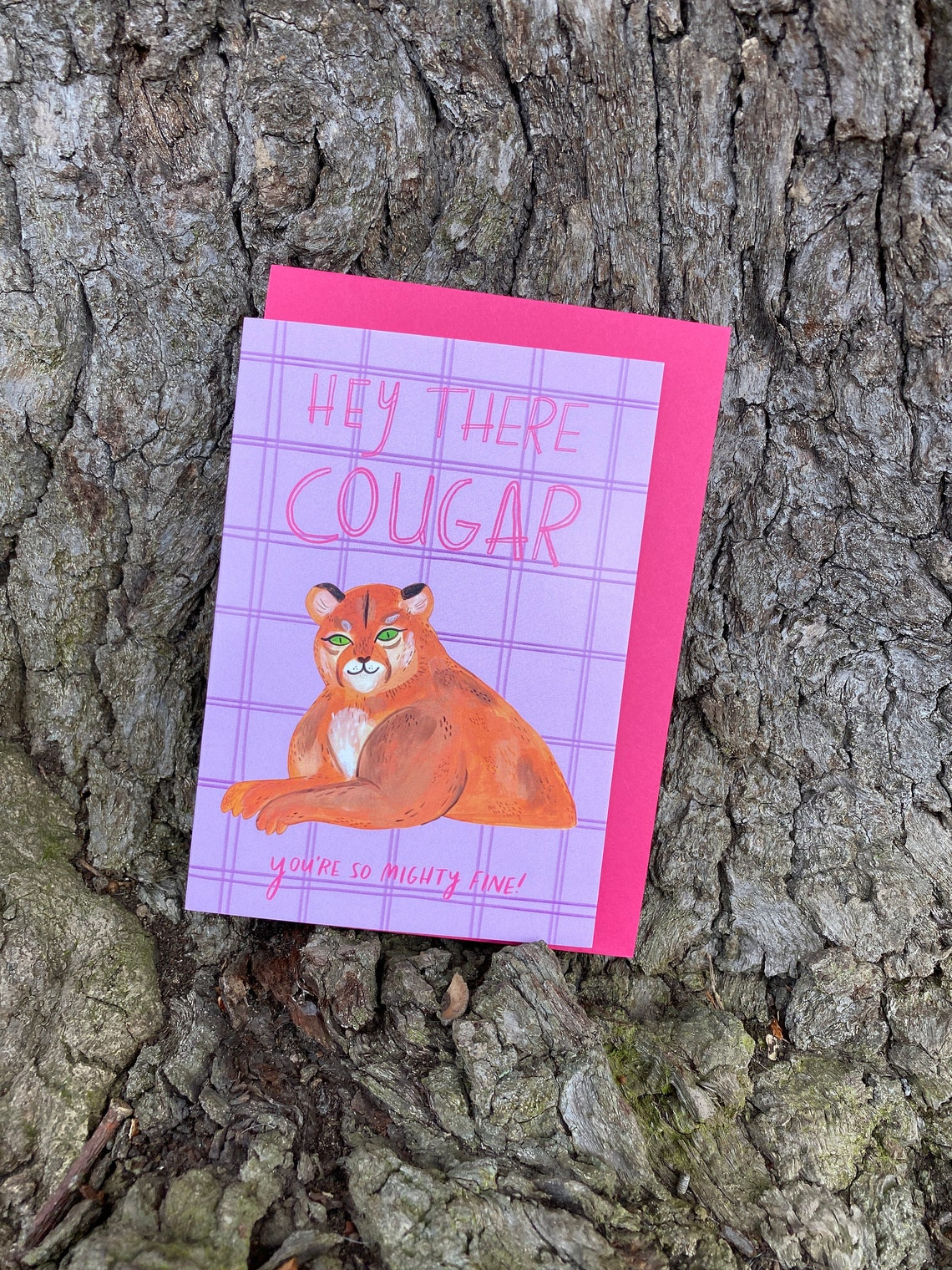 Hey There Cougar - You're So Mighty Fine Card by Fernandes Makes