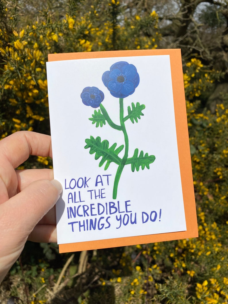Look At All The Incredible Things You Do Poppy Card by Fernandes Makes