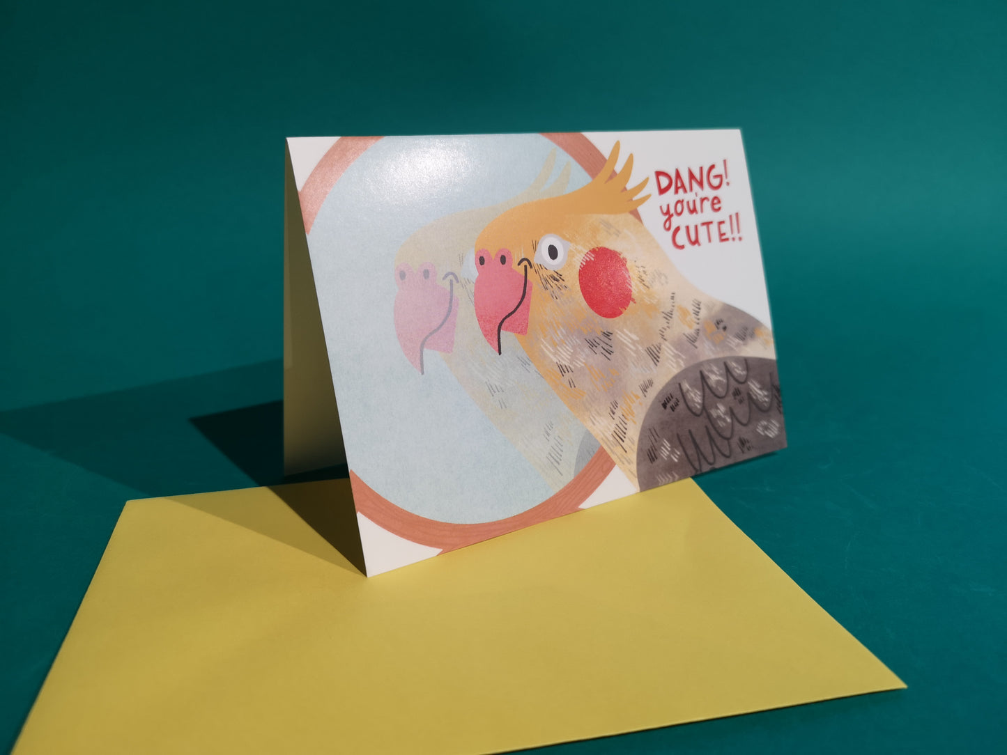 Dang You're Cute!! Greeting Card by Fernandes Makes