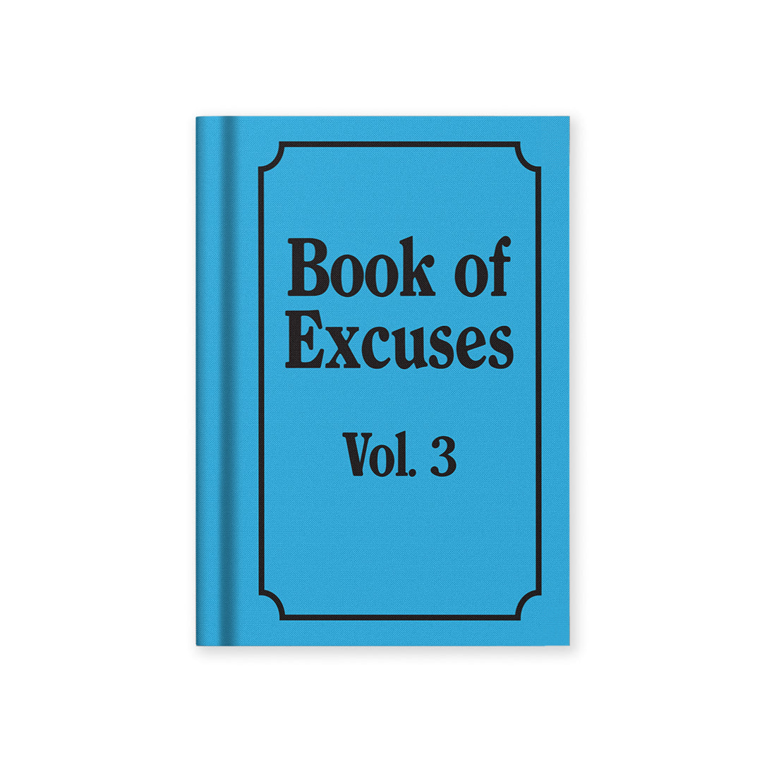 Book Of Excuses Fabric Hardback Notebook (A7) (13268)