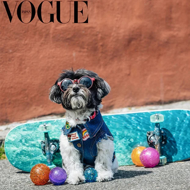 Stop & Smell The Butts iron-on patch for dogs