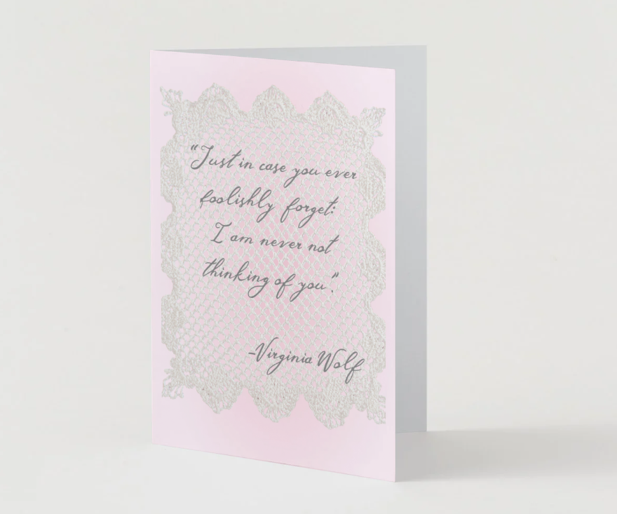 Virginia Wolf Greeting Card