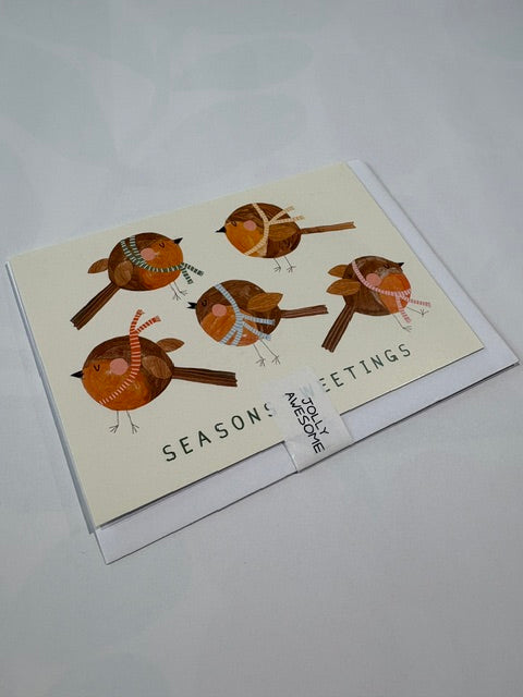 Seasons Tweetings Greeting Card
