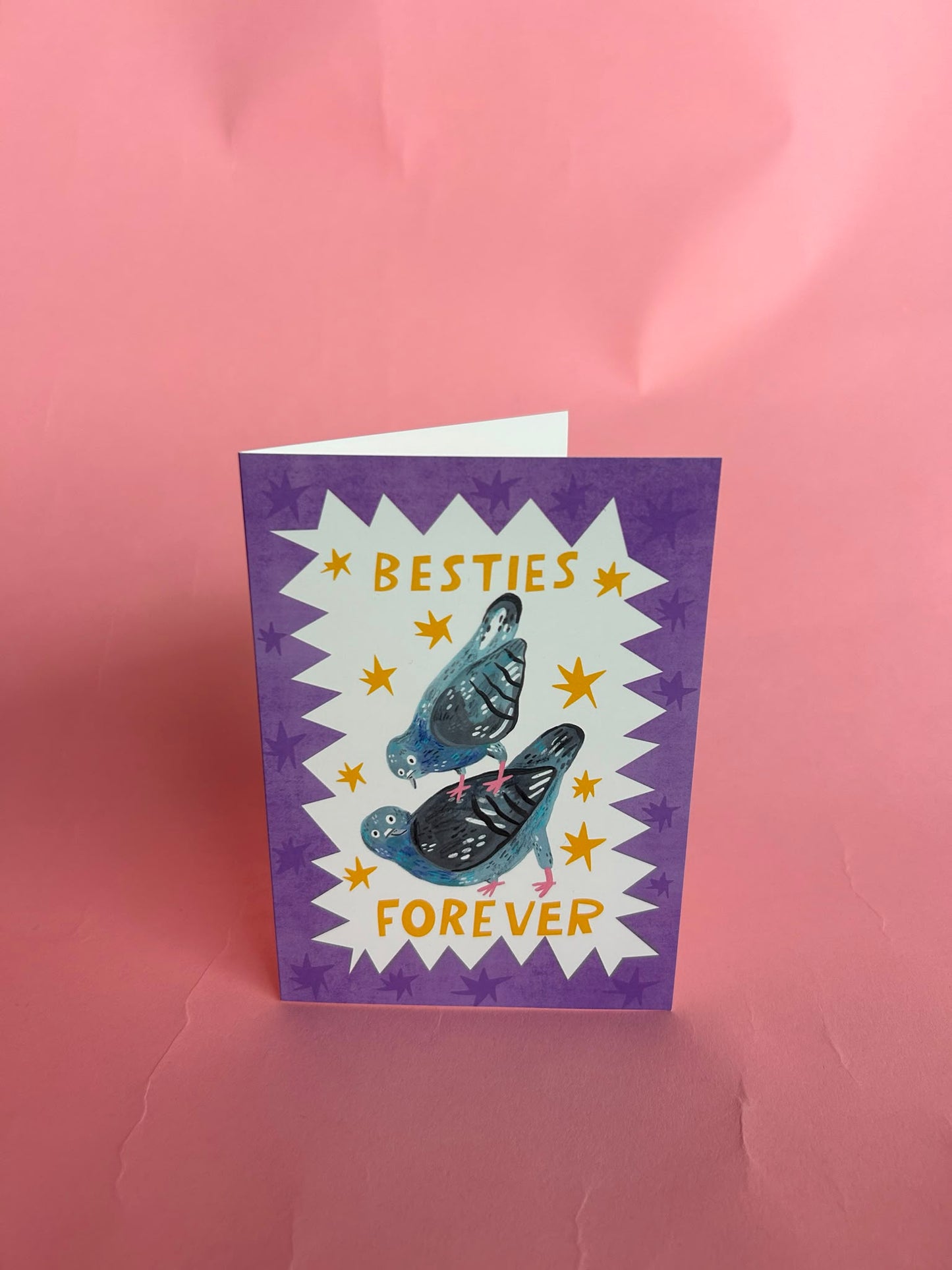 Pigeon Besties Forever Greeting Card