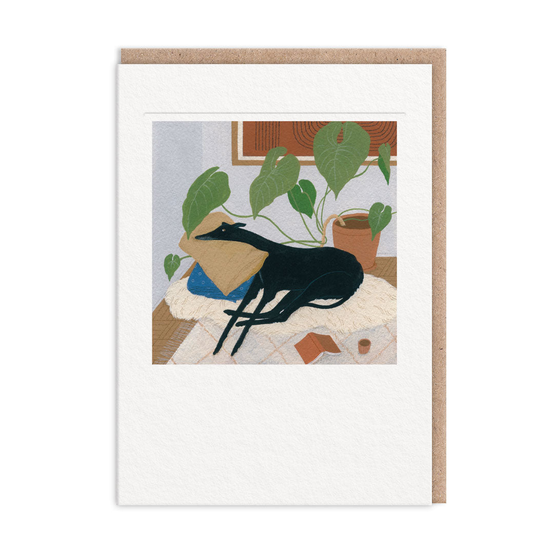 Greyhound Greeting Card (7x5) (12910)