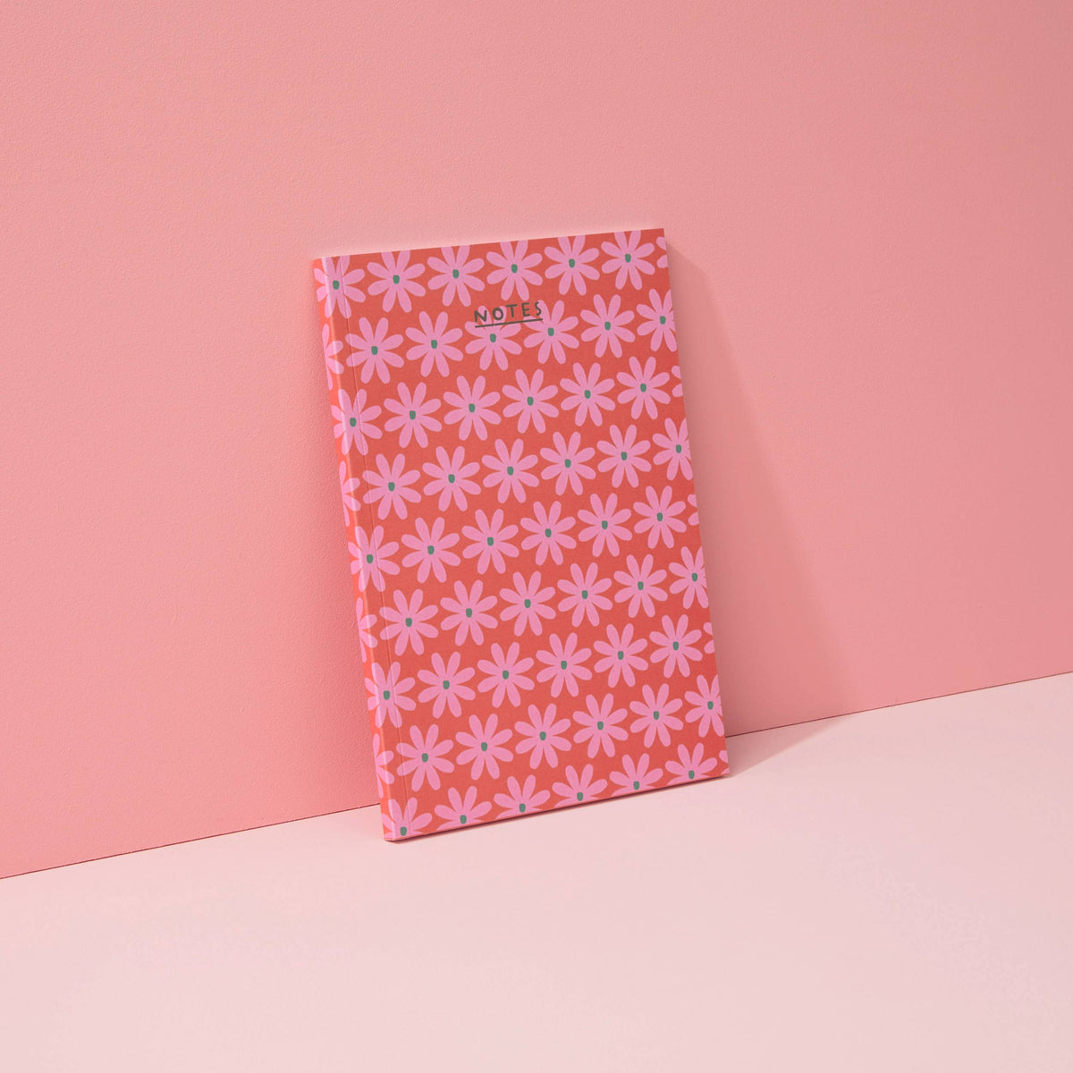Orange Flowers A5 Notebook