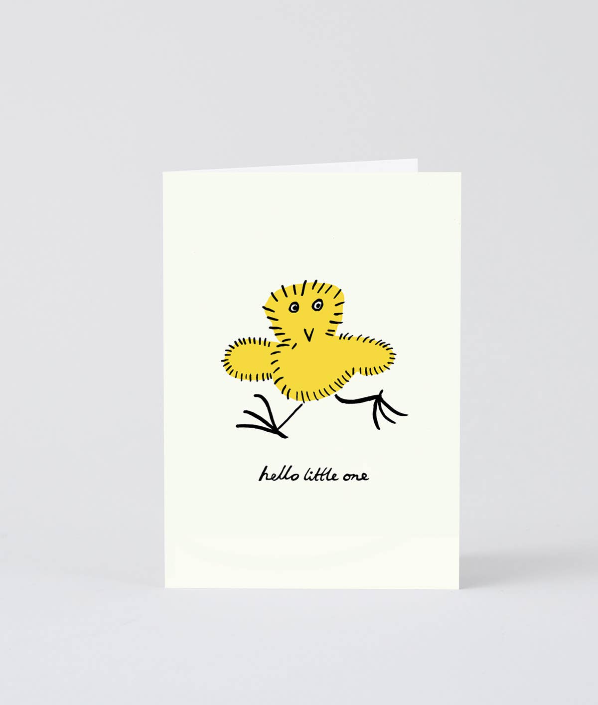 Welcome Little One Chick Greetings Card