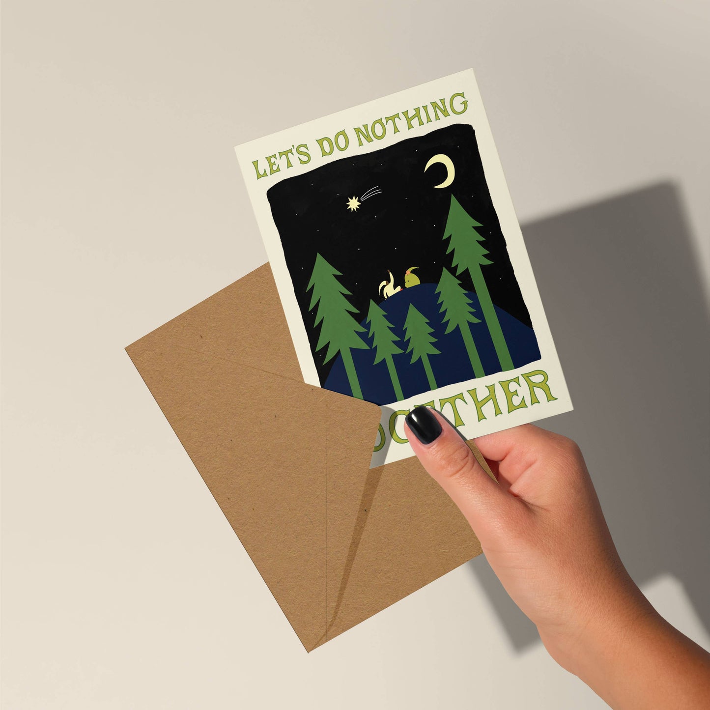 Let's Do Nothing Together Card | Love Card | Valentine's Day