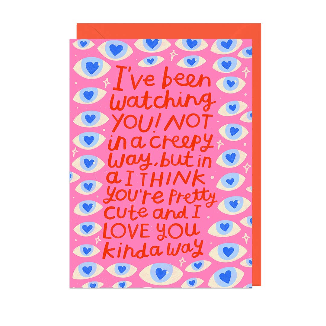 Watching You, Love You Greeting Card