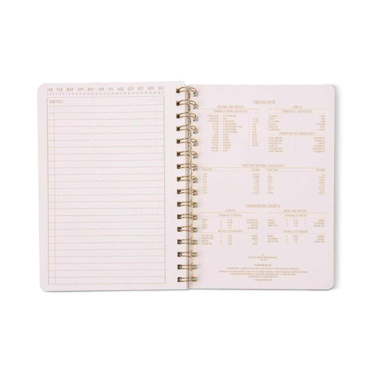 A5 Twin Wire Notebook - Blue Lattice