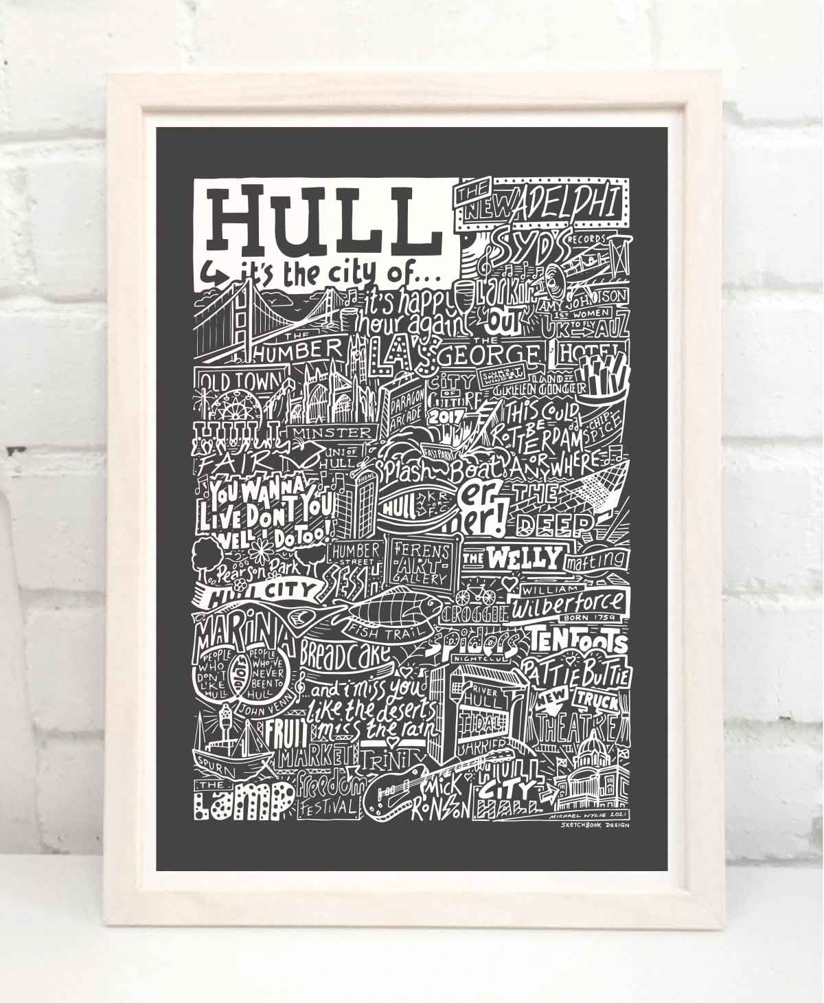 Hull Landmarks It's The City Of Art Print