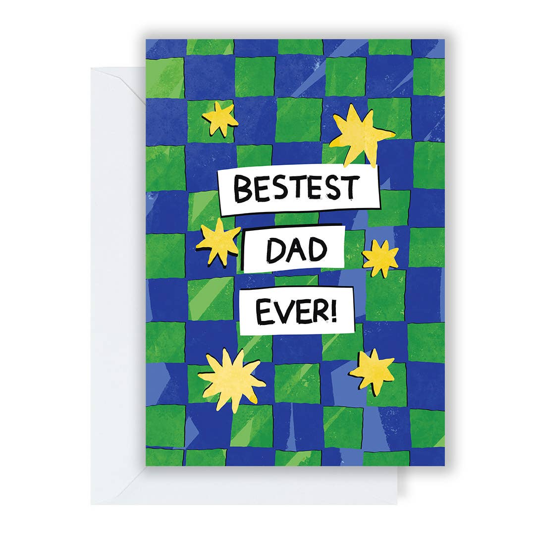 Classic Bestest Dad Ever Card