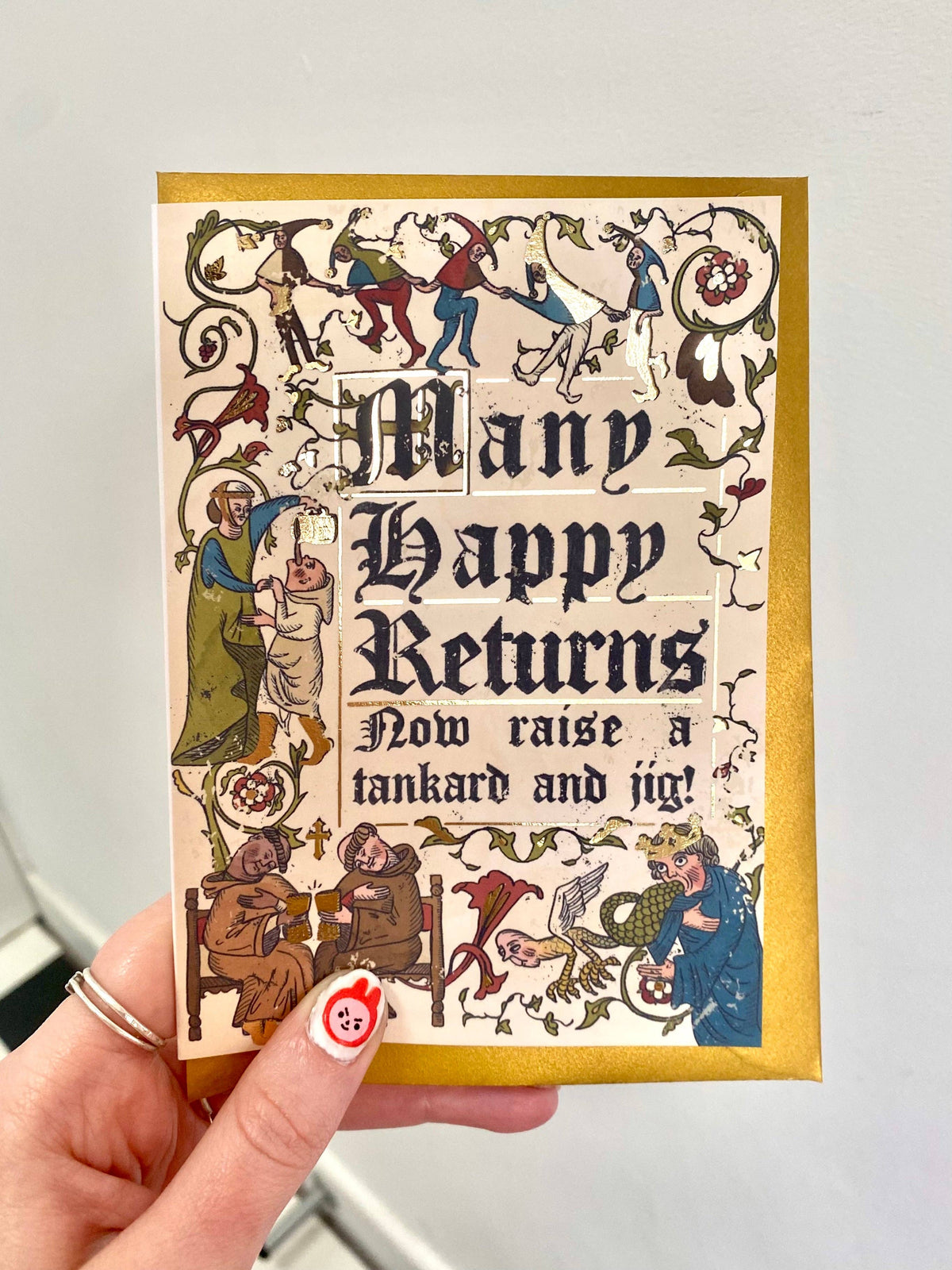 Many Happy Returns Medival Birthday Card