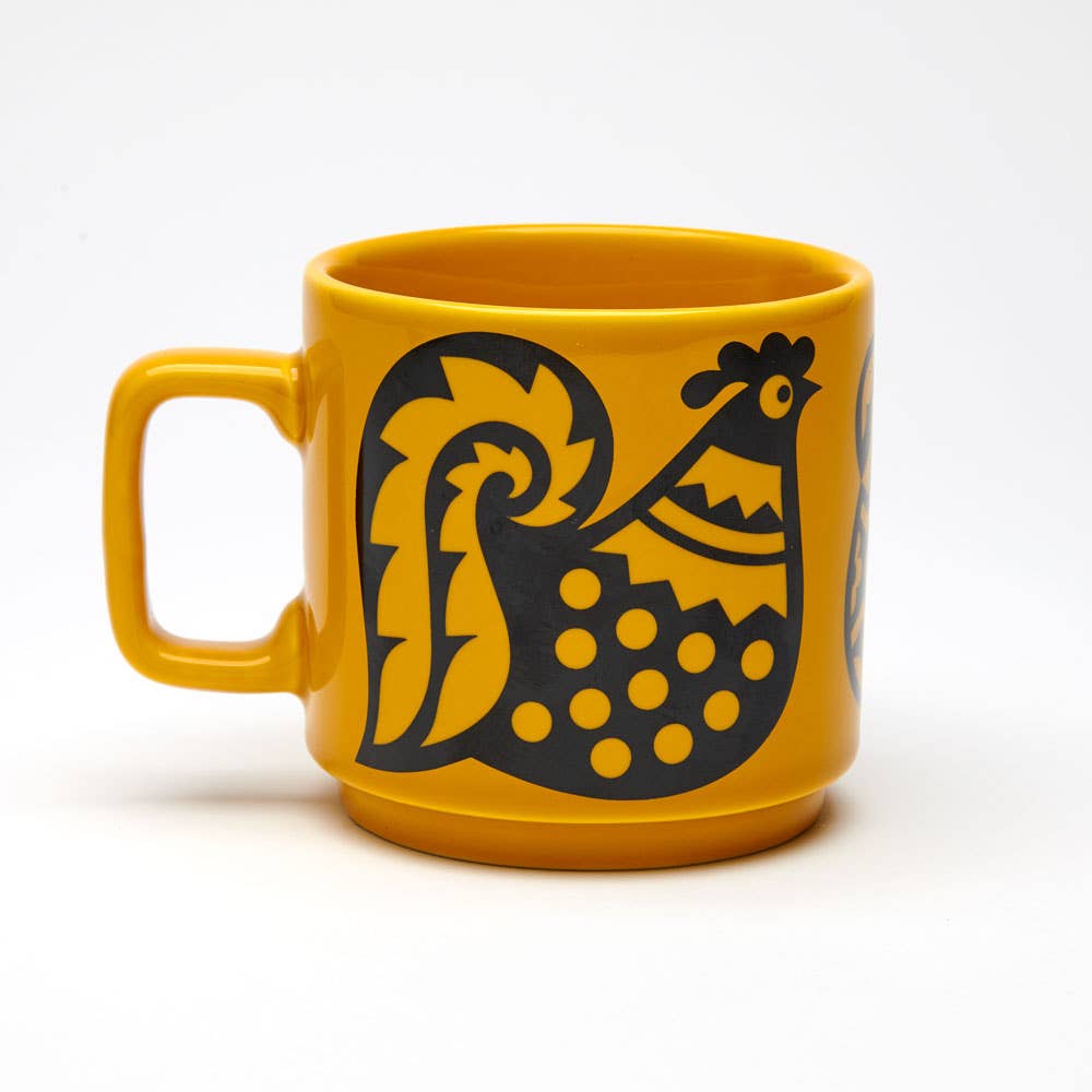 Magpie x Hornsea Mug Chicken Family