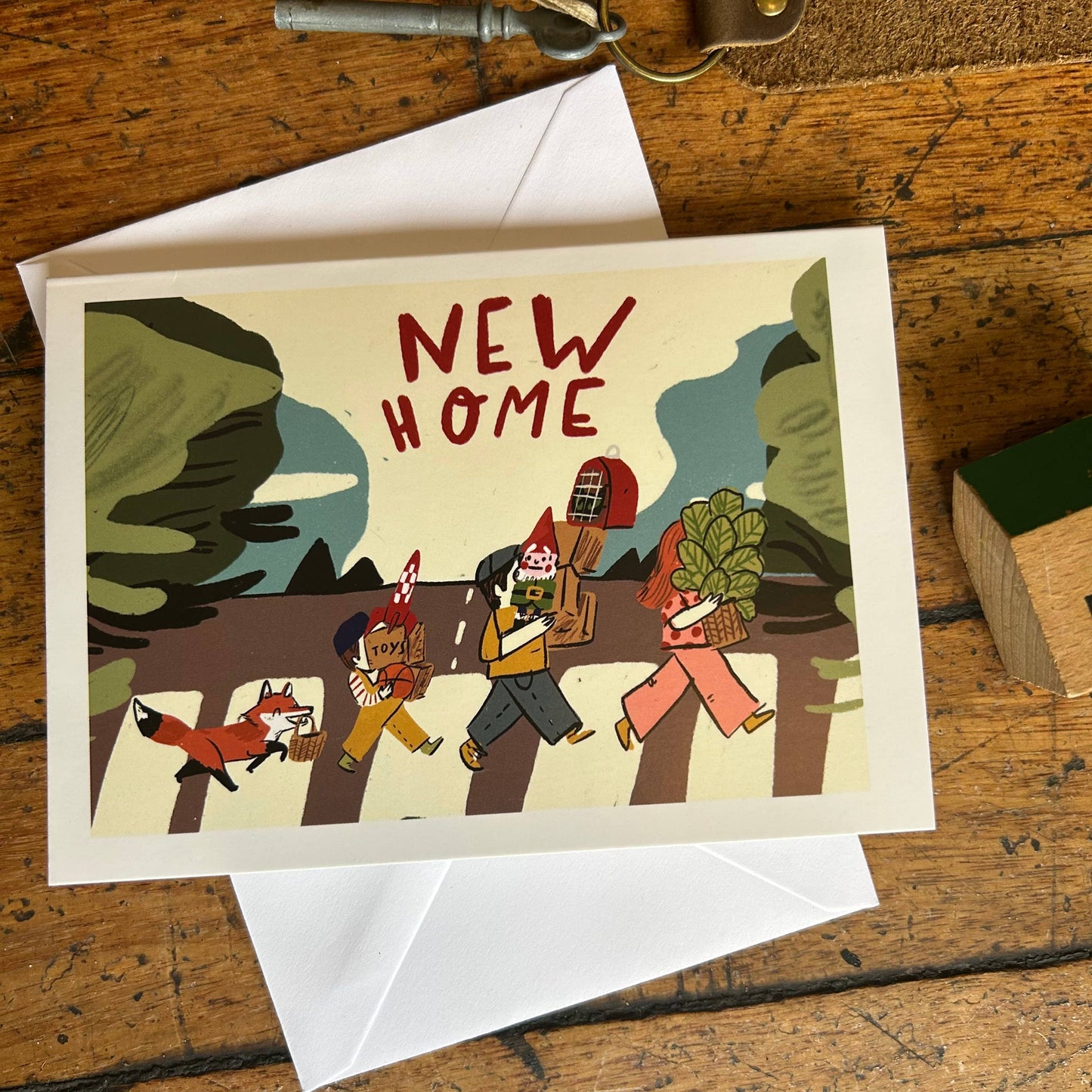 New home (crossing) card